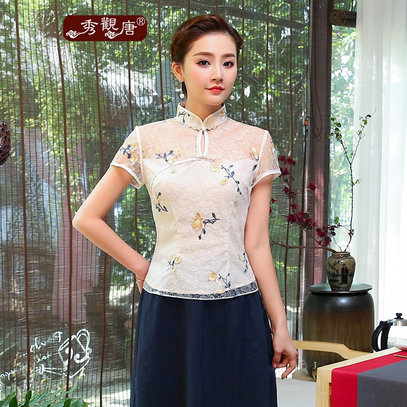 chinese qipao shirt