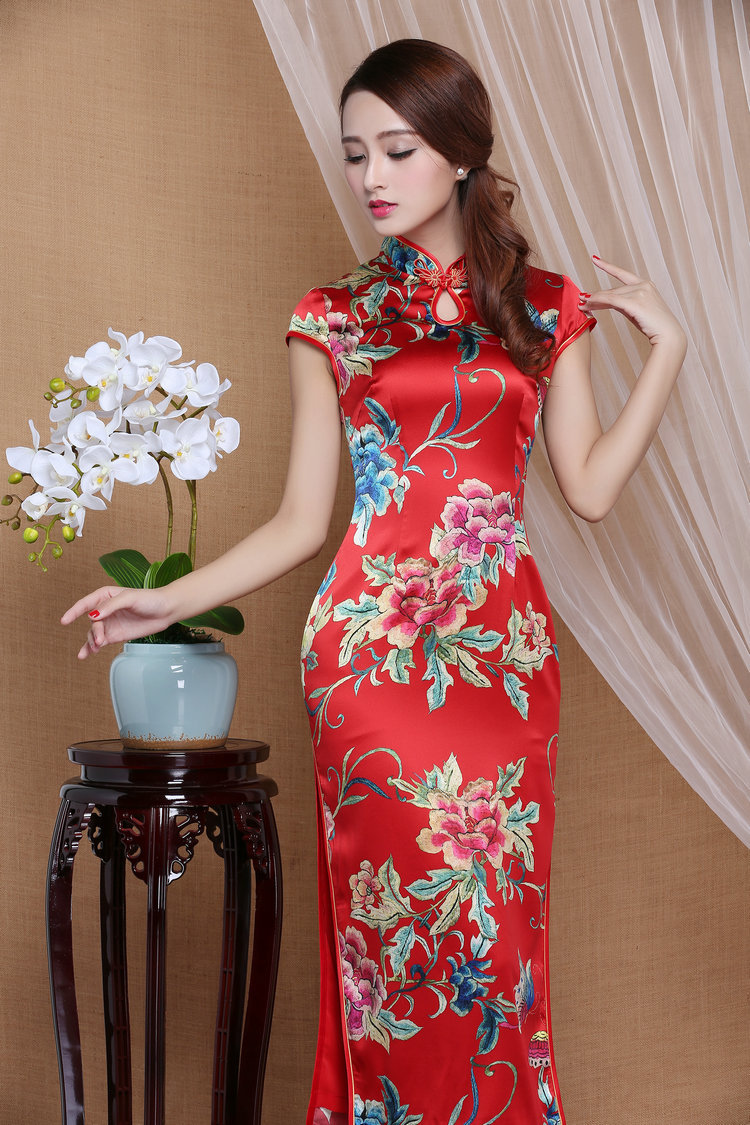 spectacular-peony-flowers-mid-calf-qipao-cheongsam-dress-red-qipao