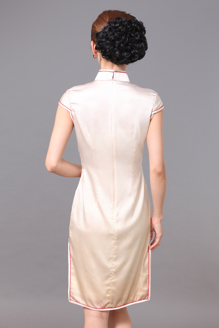 Wonderful Spring Silk Classical Cheongsam Qipao Cheongsam And Dresses Women 