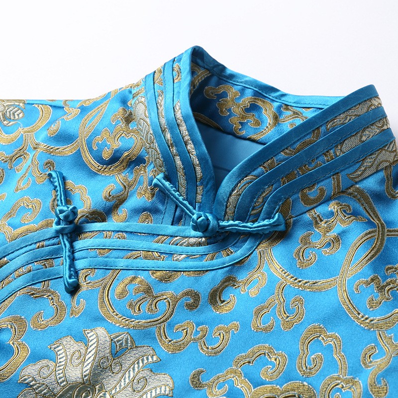 Charming Parsley Pattern Brocade Qipao Cheongsam Dress - Qipao ...