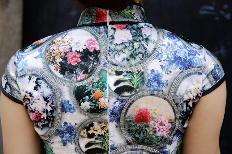 Fascinating Modern Silk Chenogsam Shirt - Pattern C - Chinese Shirts ...