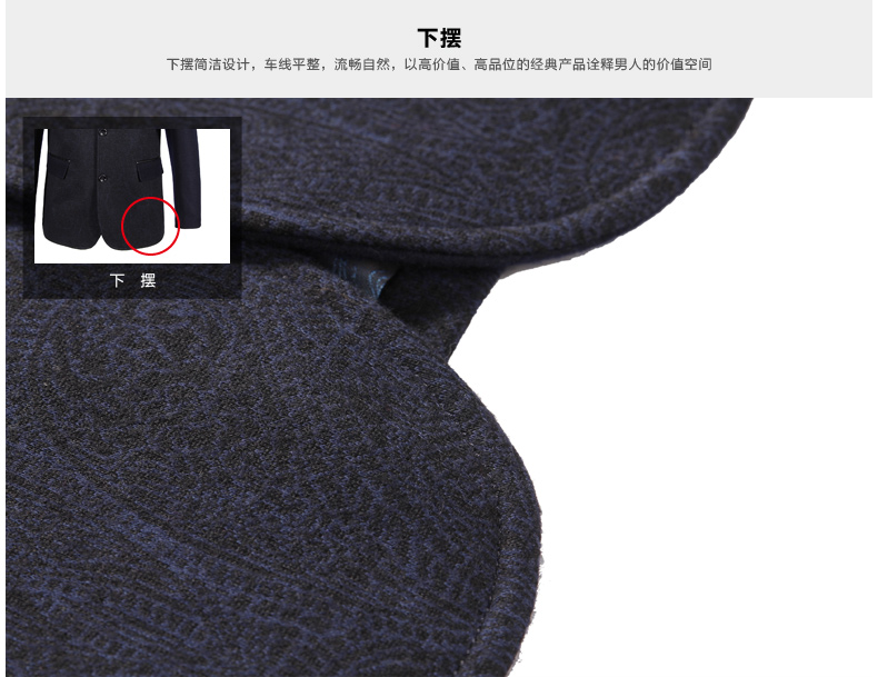 Modern Stand-up Collar Zhongshan Jacket - Dark Blue - Chinese Jackets ...