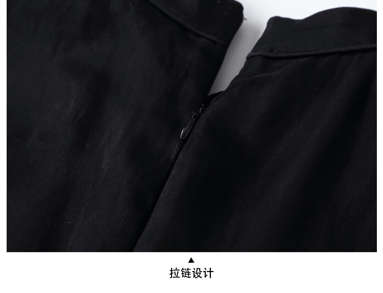 Gorgeous Embroidery Silk Qipao Cheongsam Dress - Black - Qipao ...