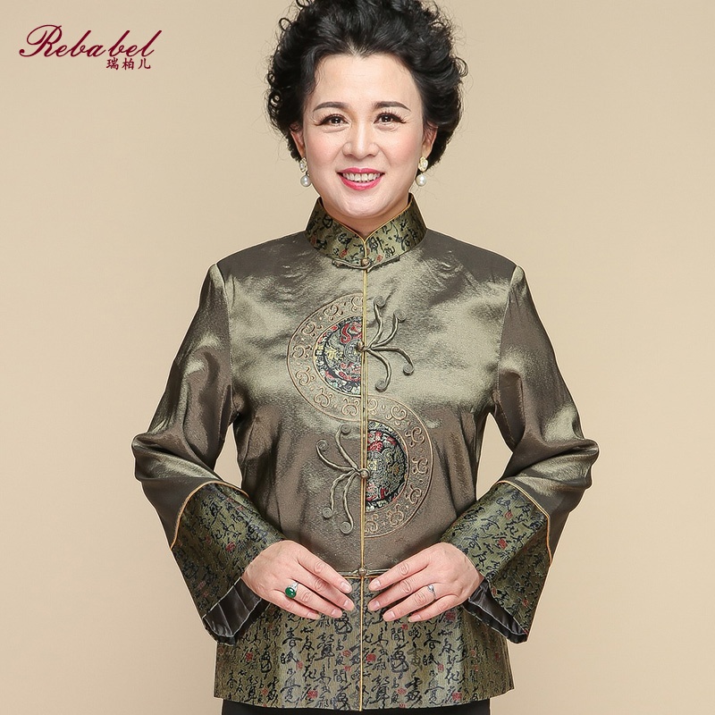 Pleasing Frog Button Chinese Tang Jacket - Green - Chinese Jackets ...