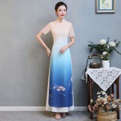 Oriental Qipao Cheongsam Chinese Dress -3EJ1EI1W3