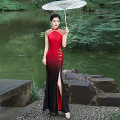 Oriental Qipao Cheongsam Chinese Dress -4JM47KY4A