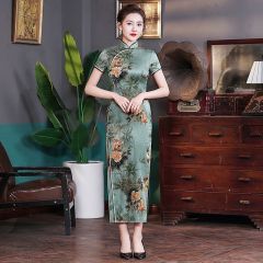 Oriental Qipao Cheongsam Chinese Dress -8QSJW1OCC