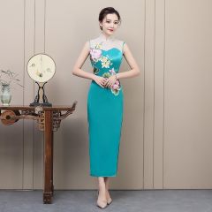 Oriental Qipao Cheongsam Chinese Dress -9FKTQXHME