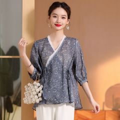Oriental Chinese Shirt Blouse Costume -37ZFPITMPG-1