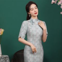 Oriental Qipao Cheongsam Chinese Dress -G6R76ODI4