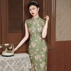 Oriental Qipao Cheongsam Chinese Dress -G8FPNLBPU-2