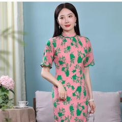 Oriental Qipao Cheongsam Chinese Dress -MXBA5IRUW