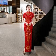 Oriental Qipao Cheongsam Chinese Dress -NMM83FRTT