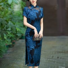 Oriental Qipao Cheongsam Chinese Dress -NOCWAB6FG-2