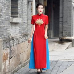 Oriental Qipao Cheongsam Chinese Dress -O0HN9XWR4