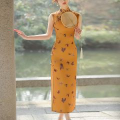 Oriental Qipao Cheongsam Chinese Dress -OQOXM9Z1O