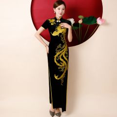 Oriental Qipao Cheongsam Chinese Dress -Q3J5DXNXG