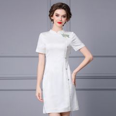 Oriental Qipao Cheongsam Chinese Dress -SAD0L4KUW