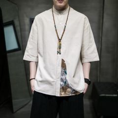 Chinese Shirt Blouse Kung Fu Costume -SLUO7CEOE-2
