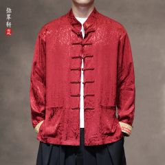 Chinese Shirt Blouse Kung Fu Costume -TD2DV1XJO-2