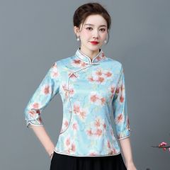 Oriental Chinese Shirt Blouse Costume -TND63TG7N-1
