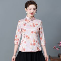 Oriental Chinese Shirt Blouse Costume -TND63TG7N-2
