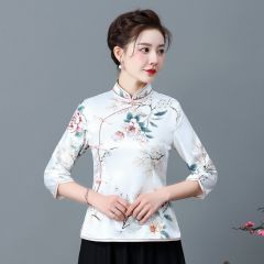 Oriental Chinese Shirt Blouse Costume -TND63TG7N-3