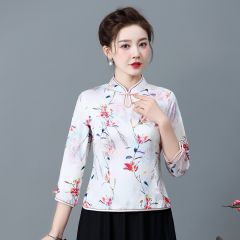 Oriental Chinese Shirt Blouse Costume -TND63TG7N-5