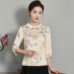Oriental Chinese Shirt Blouse Costume -TNQF1SV5A-5
