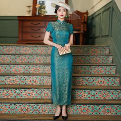 Oriental Qipao Cheongsam Chinese Dress -TO4QU7IC0