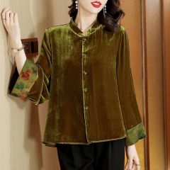 Oriental Chinese Shirt Blouse Costume -U1ANWCZCE