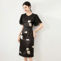 Oriental Qipao Cheongsam Chinese Dress -UEQP96ATW