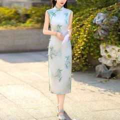 Oriental Qipao Cheongsam Chinese Dress -V4CR0QAED