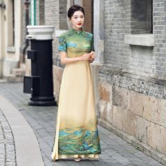 Oriental Qipao Cheongsam Chinese Dress -WIR1EHSWB