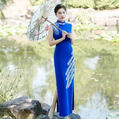 Oriental Qipao Cheongsam Chinese Dress -YMJLL0WKS