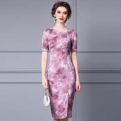 Oriental Qipao Cheongsam Chinese Dress -Z0SUYT2W2