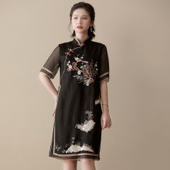 Oriental Qipao Cheongsam Chinese Dress -9RIWGLH9U9-2