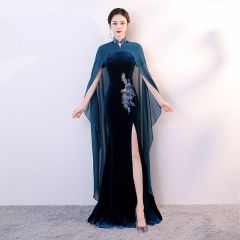 Oriental Qipao Cheongsam Chinese Dress -UQA8J6RWU-1