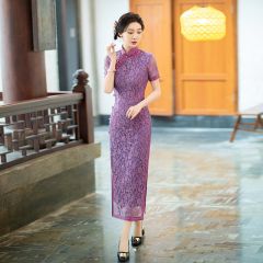 Oriental Qipao Cheongsam Chinese Dress -5L7RIBD87-2