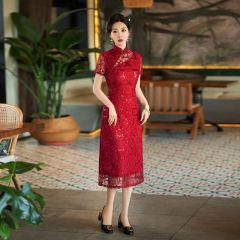 Oriental Qipao Cheongsam Chinese Dress -PFW8E8S8C-1