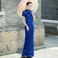 Oriental Qipao Cheongsam Chinese Dress -9FXKW67MW-5