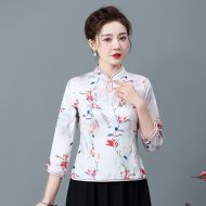 Oriental Chinese Shirt Blouse Costume -TND63TG7N-5