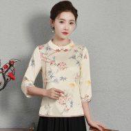 Oriental Chinese Shirt Blouse Costume -TNQF1SV5A-5