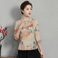 Oriental Chinese Shirt Blouse Costume -TNQF1SV5A-9